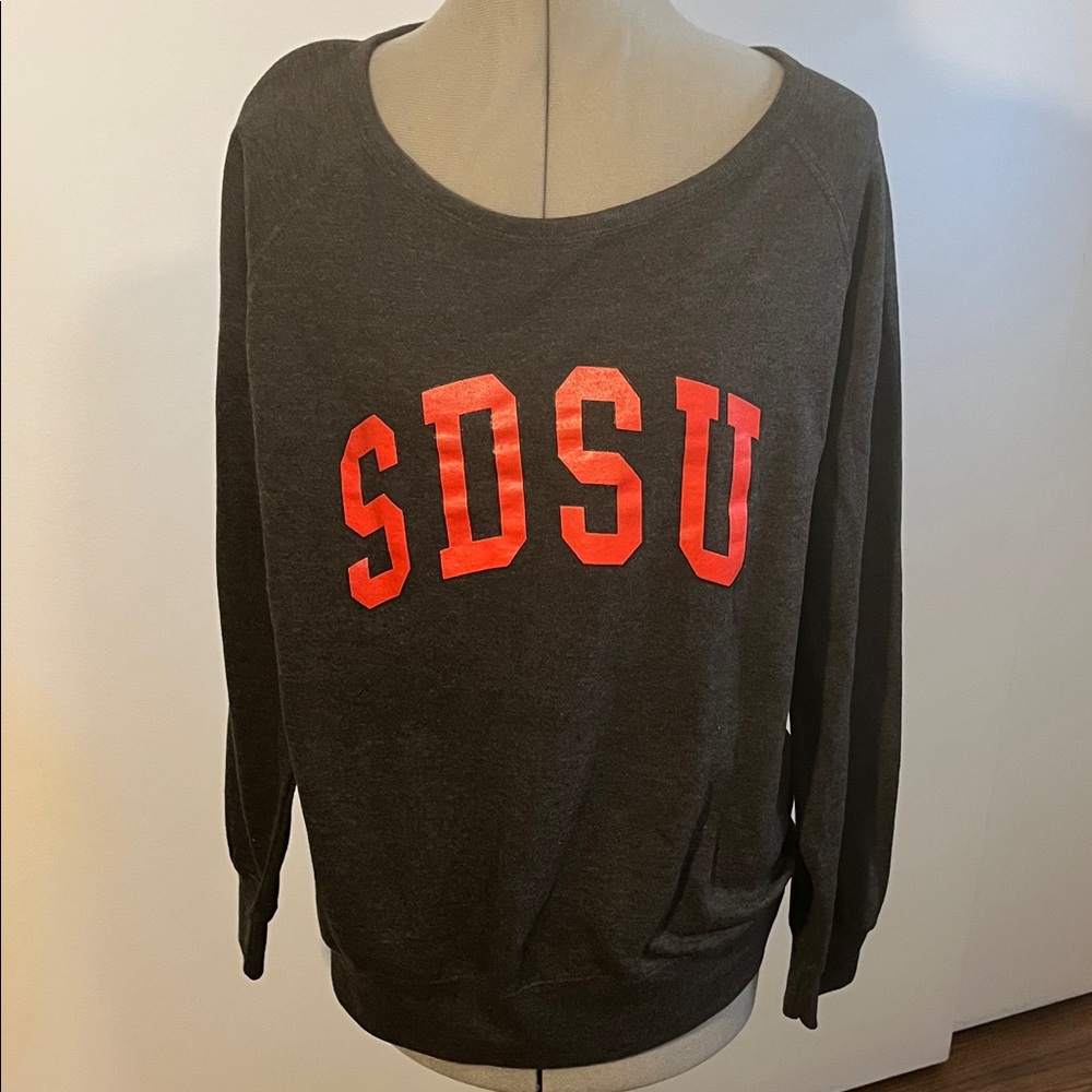 Wideworld Sportswear Dark Gray Crew Neck Sweatshirt